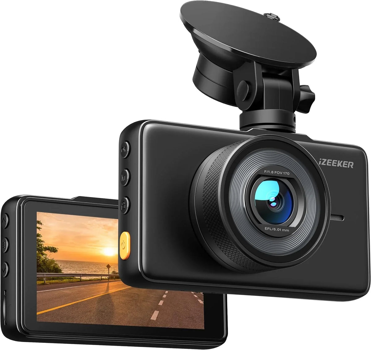 Dash Cam for Cars, 1080P Full HD Dash Camera, Dashcam with Night Vision, Car Camera with 3-inch LCD Display,