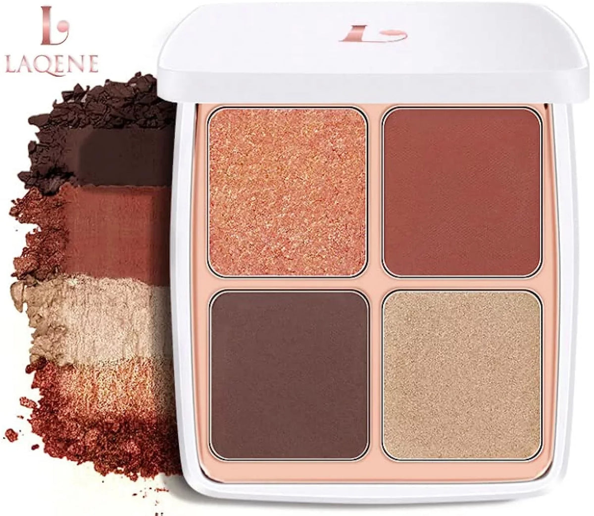 LAQENE Luxury Line: Eyeshadow - Moroccan Red City - Unforgettable Eyes. You look so beautiful. Ultra-Creamy Prismatic Color - Mysterious, Inviting, Must-Have. Rich Three-Dimensional Impressi