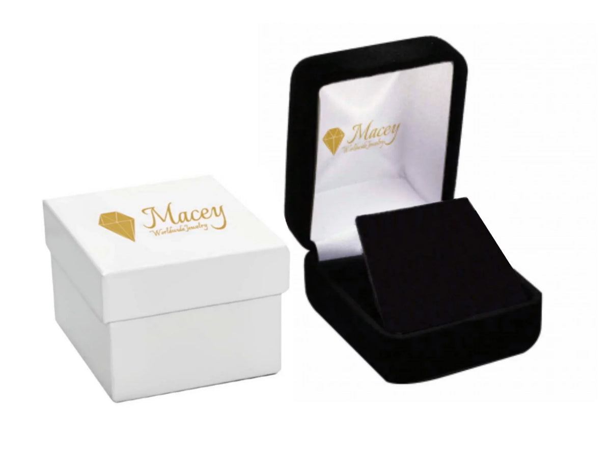 Macey Worldwide Jewelry 10k White Gold Mens Baguette Diamond Square Link Bracelet 4 Ctw