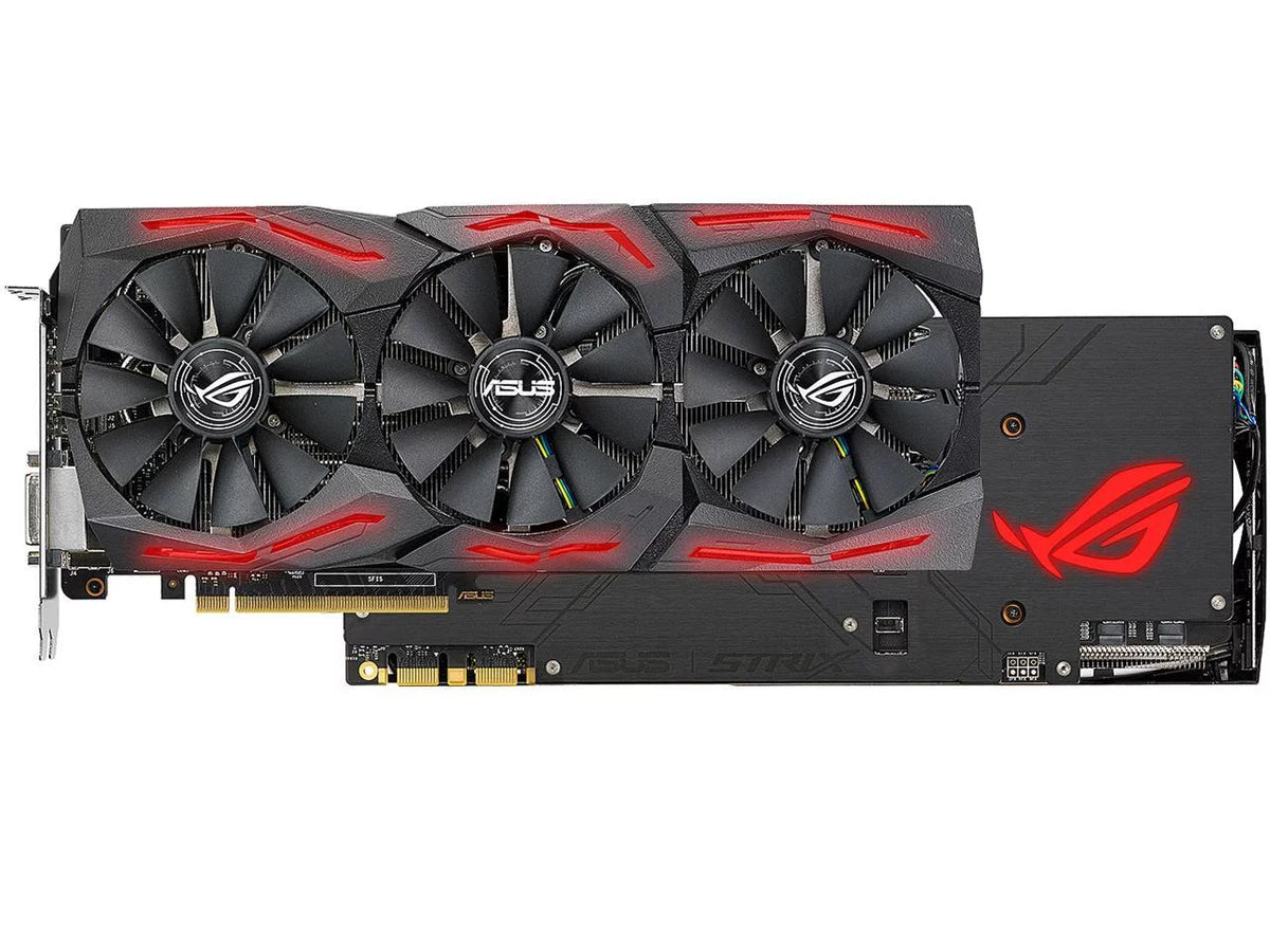 NEW ASUS ROG GeForce GTX 1080 Ti DirectX 12 STRIX-GTX1080TI-11G-GAMING 11GB 352-Bit GDDR5X HDCP Ready SLI Support Video Card