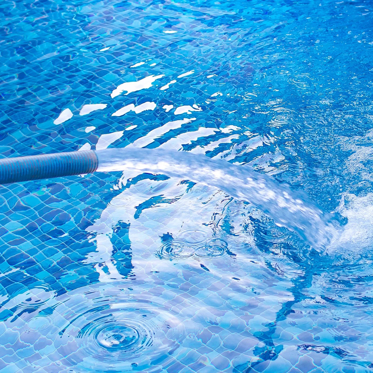 Lightweight Backwash Hose Lay Flat Reinforced Discharge PVC Hose 2" ID 33ft for Swimming Pool