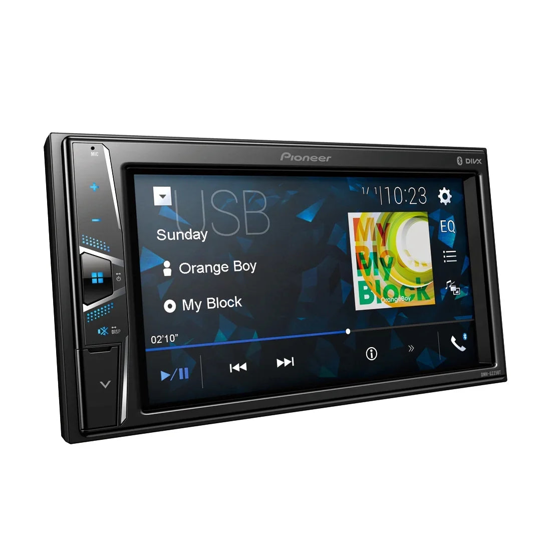Pioneer DMH-G225BT 2-DIN Bluetooth Digital Media Receiver w/ 6.2" Touchscreen