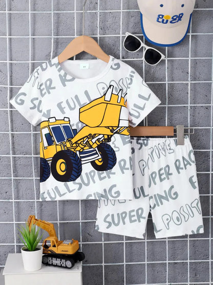 Two-Piece Toddler Outfit with Stretch Fabric