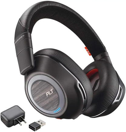 Plantronics Voyager 8200-UC Stereo Bluetooth Headset | USB Dongle | #208769-01 | Bonus AC Charger