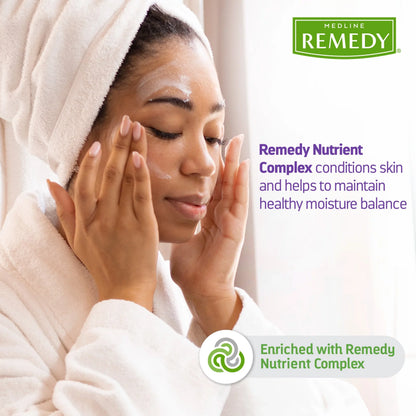 Medline Remedy Clinical Skin Cream, Vanilla Scent, 2 fl oz, 24 Count, Moisturizing Face and Body Cream