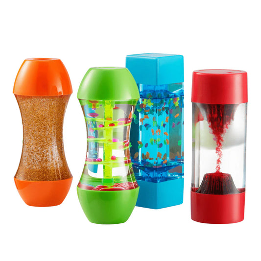 Colorful Liquid Motion Tubes Engaging Sensory Focus Stress Relief Toy