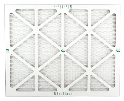 Glasfloss 15x25x1 - MERV 10 -Qty:6 - Furnace Air Filter - Made in USA (Actual Size: 14.5 x 24.5x7/8 inch)