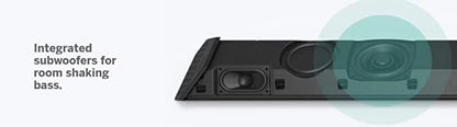 Open Box VIZIO 36” 2.1 Channel Soundbar Dual Subwoofers No Remote SB362AN-F6-ACC - BLACK