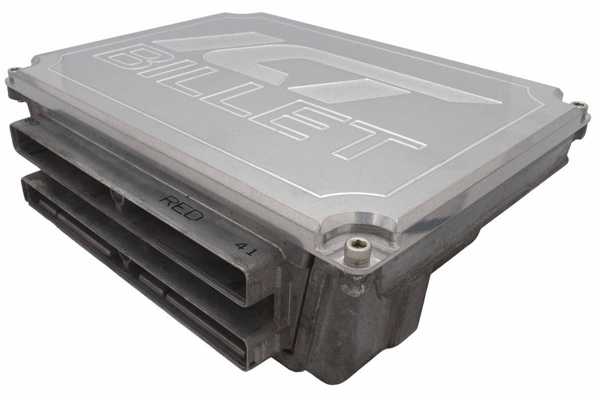 ICT Billet LS Gen 3 ECM PCM Billet Dress Cover Compatible with Blue-Red Blue-Green LS1 LQ4 0411 P01 P59 Silverado Camaro Corvette Made in America 551968-LS11CV