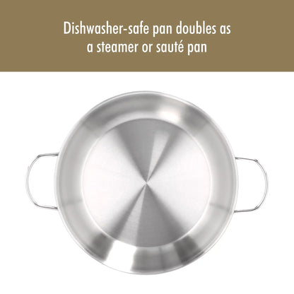 Demeyere Resto 4-pc Stainless Steel Stovetop Smoker Set