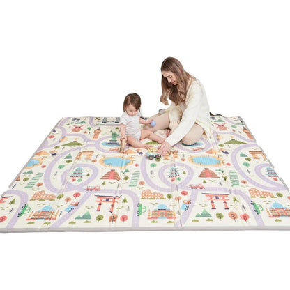 Foldable Thick Baby Play Mat Sensory Foam Floor Mat for Kids 59x71in