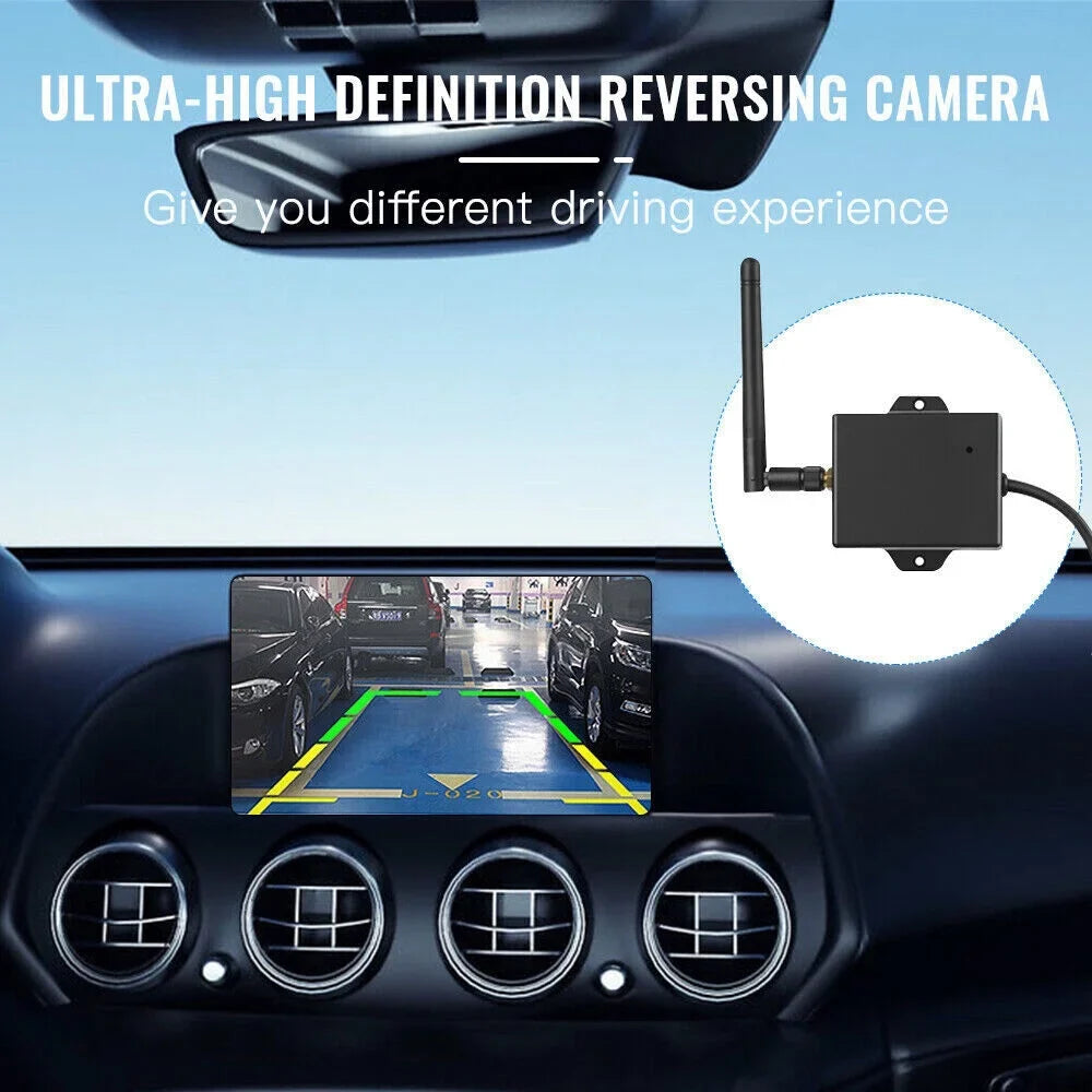 Easy Wireless Car Reversing Camera AV to Wifi Transmitter Module - Stable Signal, 50m Range - Ideal for Rear View Camera