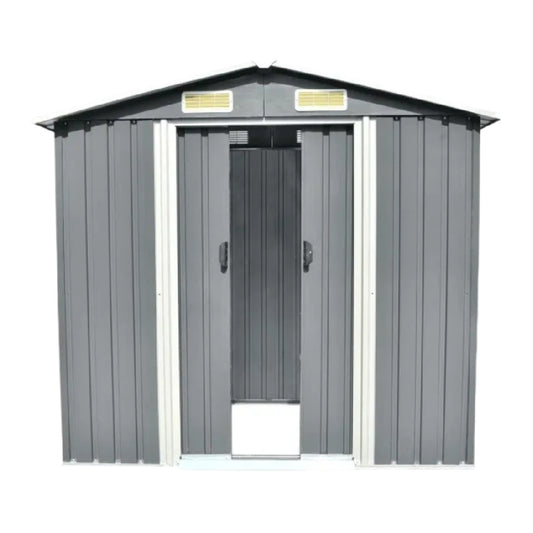 Outdoor storage shed for garden use made of galvanized steel - 200 x 100 x 180