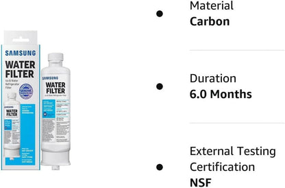 DA97-17376B HAF-QIN, DA9717376B HAF-QIN/EXP Refrigerator Water Filter RF23M8070SG Pack of 6