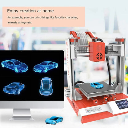 EasyThreed 3D printer,Print Size Removable K6 Plus 3d Printer 100x100x100mm/4x4x4inches Print With With Tf Size Removable With Removable With With Hine 100x100x100mm Print 3d-printer Siuke K6 Buzhi