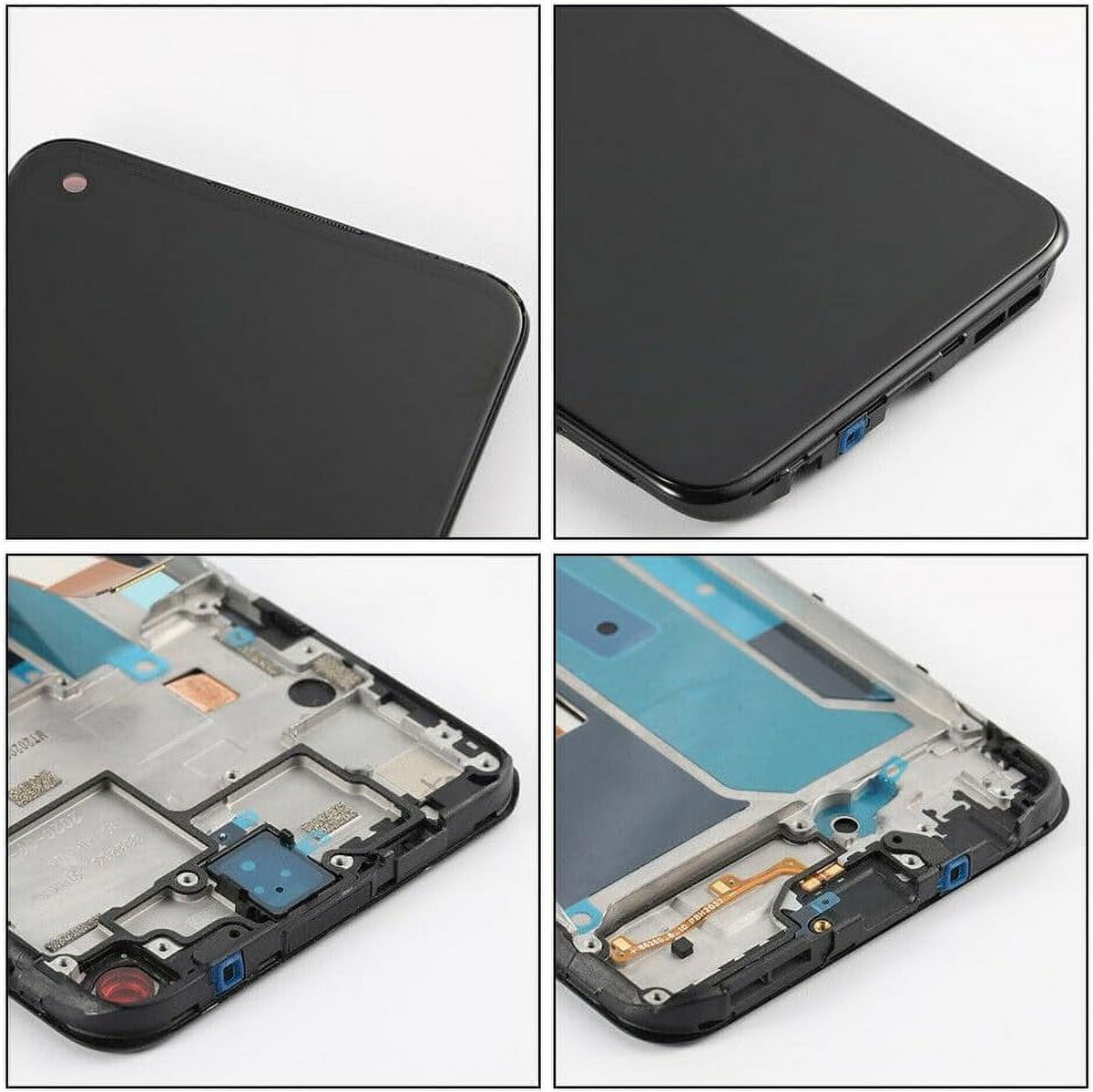 for One Plus Nord N10 5G Screen Replacement BE2029, BE2025, BE2026, BE2028 6.49" LCD Display Touch Digitizer Assembly with Frame(Not for Nord N100)