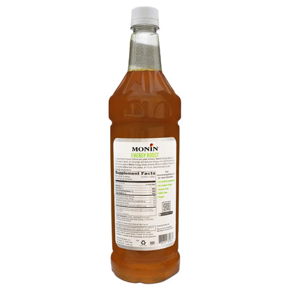 Monin - Energy Boost, Liquid Energy Supplement, Subtle Tea Flavor, Zero Added Sugar, Great For Coffee, Soda, & More, Low-Calorie, Contains Natural Caffeine, Gluten-Free, Clean Label (1 Liter + Pump)