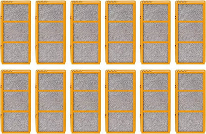 3-in-1 True HEPA Activated Carbon Air Filter Replacement Compatible with Holmes AER1 Smoke Grabber AER1 HAPF30AS-U4R Air Purifier - 1.2” x 10” x 4.6”, 12 Pack