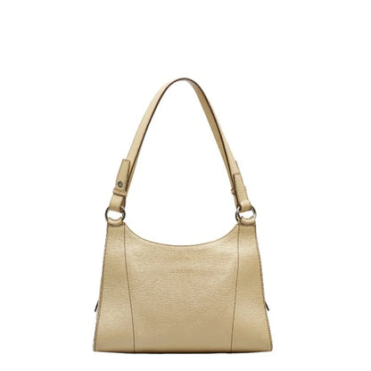 Pre-Owned LOEWE Handbag White Cream Yellow Leather Ladies (Fair)