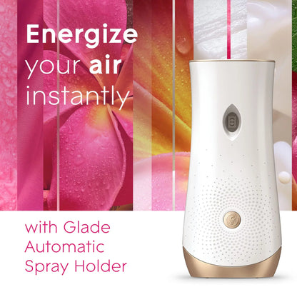 Glade Automatic Spray Refill, Air Freshener For Home And Bathroom, Tropical Blossoms, 6.2 Oz, 3 Count