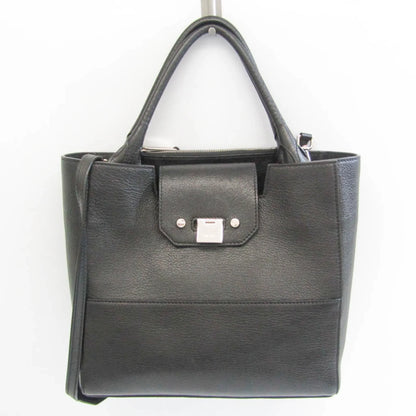 Pre-Owned Jimmy Choo Robin Women's Leather Shoulder Bag,Tote Bag Black (Good)