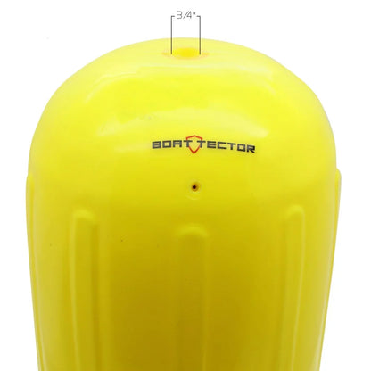 Extreme Max 3006.7733 BoatTector HTM Inflatable Fender - 8.5" x 20", Neon Yellow