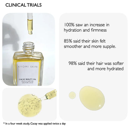 Organic Cacay Beauty Oil, Super Cacay Serum, Smooths, Restores, Renews, Regenerate, Phyto Retinol, 100% Pure & Natural