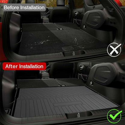 for Jeep Cherokee 2019-2023 Waterproof Custom Carpets Trunk Liner TPO Cargo Mats