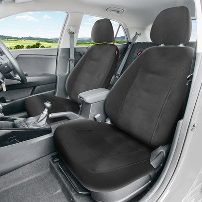 Genuine Dickies 2 Piece Durazone Car Chair Covers, Black
