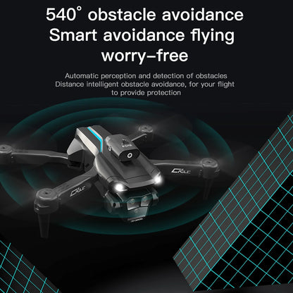 Aibecy Remote Control with Camera 4K 3 Front Camera 2 Bottom Camera Obstacle Avoidance 5GWiFi FPV Storage Bag Package Trajectory Flight Gesture Photography Follow Flight