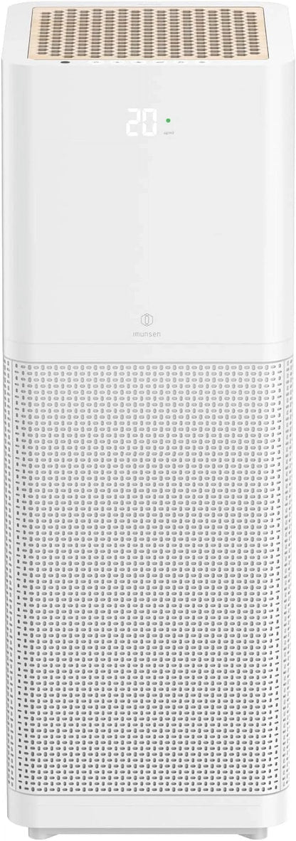 Open Box IMUNSEN M-001W True HEPA 13 Filter Air Purifier with Quiet Auto Sleep Mode,White