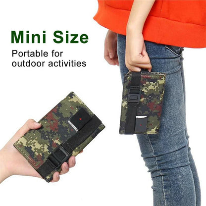 JLLOM Outdoor 80W USB Solar Panel Folding Power Bank Camping Hiking Phone Charger