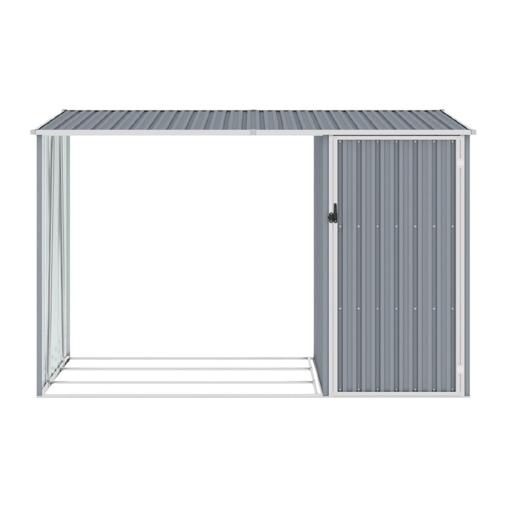 Metal storage shed for outdoor use with a lockable door - 240 x 120 x 180