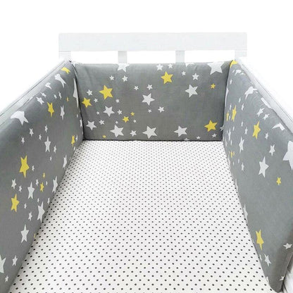 Breathable Baby Crib Padded Bumper – Mesh Cot Liner for Standard Cribs