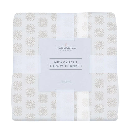 Flower Child Cotton Throw Blanket