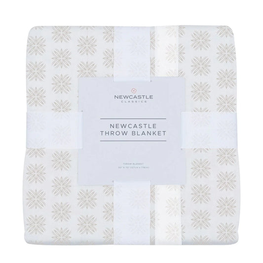 Flower Child Cotton Throw Blanket