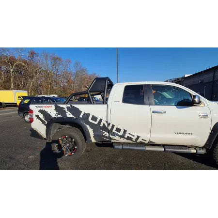 KOJEM Black Roll Bar Bed Cargo Sport Rack Head for 07-22 Chevrolet Silverado 1500 Dodge Ram 1500 GMC Sierra 1500 Ram 1500 Toyota Tundra 04-22 Ford F-150