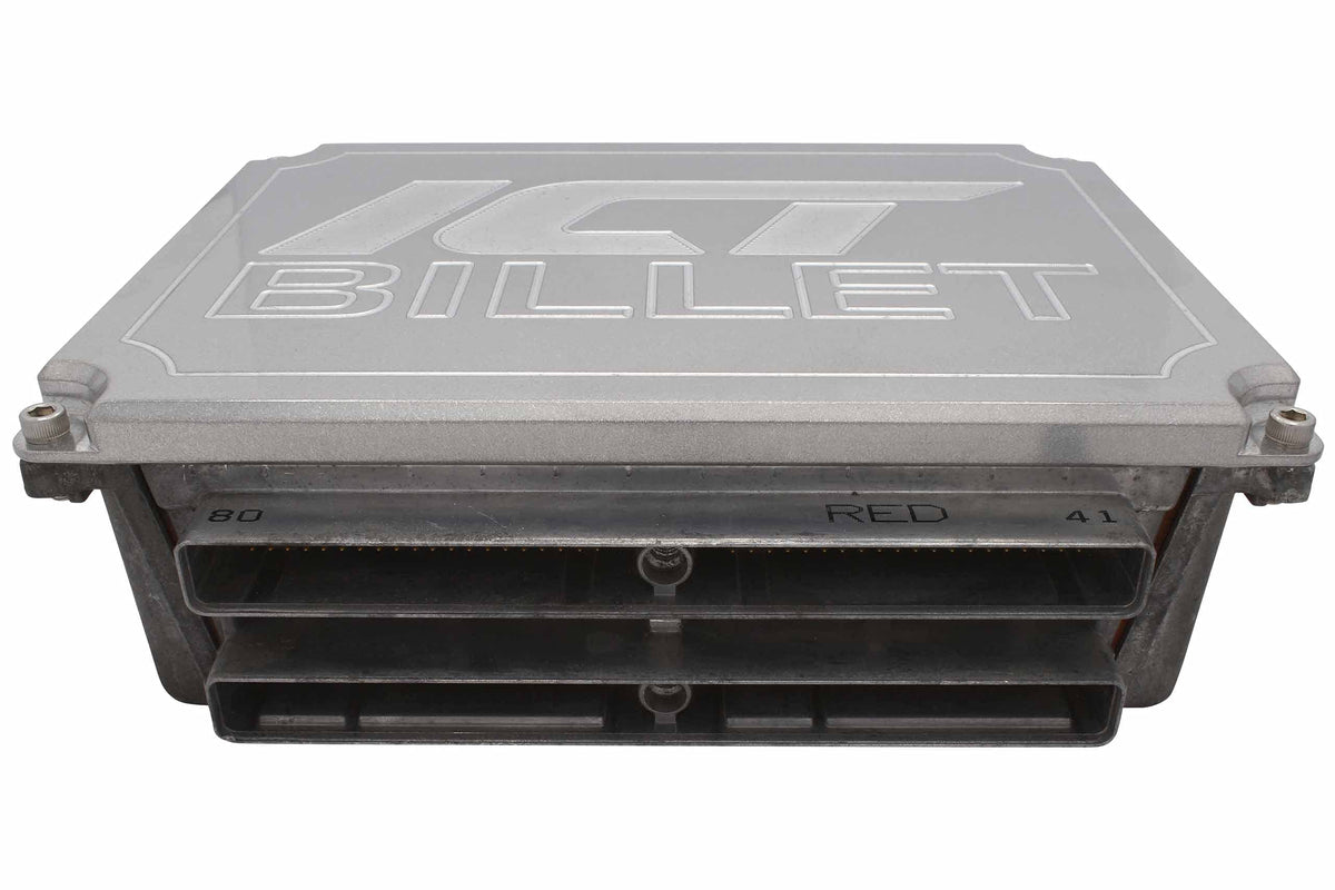 ICT Billet LS Gen 3 ECM PCM Billet Dress Cover Compatible with Blue-Red Blue-Green LS1 LQ4 0411 P01 P59 Silverado Camaro Corvette Made in America 551968-LS11CV