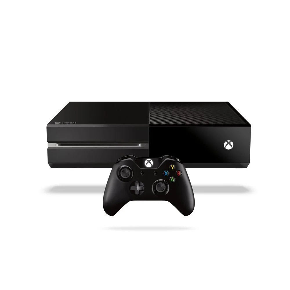 Microsoft Xbox One Original 500GB Gaming Console Black Headset 2 Controller Included With FIFA-20 Game BOLT AXTION Bundle Used