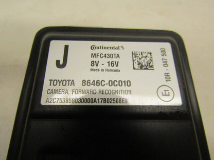Pre-Owned 2018-2021 Toyota Tundra Windshield Mounted Lane Departure Camera OEM LKQ (Good)
