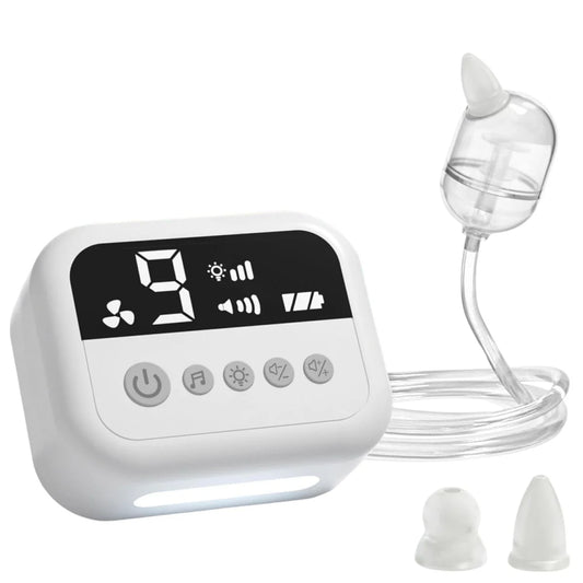 Electric Baby Nasal Aspirator with 9 Suction Levels, Night Light