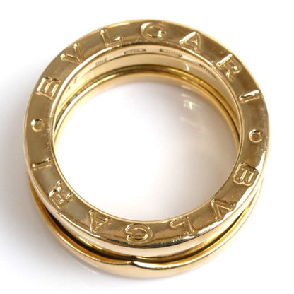 Pre-Owned BVLGARI Bvlgari K18YG Yellow Gold B-ZERO1 Three-Band Ring, Size 6.5, 47, 7.7g, Women's (Good)