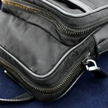 Pre-owned PRADA 2vz026 Nylon Backpack Bag Black