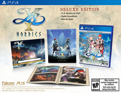 Ys X: Nordics - Deluxe Edition, PlayStation 4