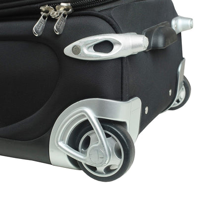 MOJO Black Arkansas Razorbacks 21" Softside Rolling Carry-On Suitcase