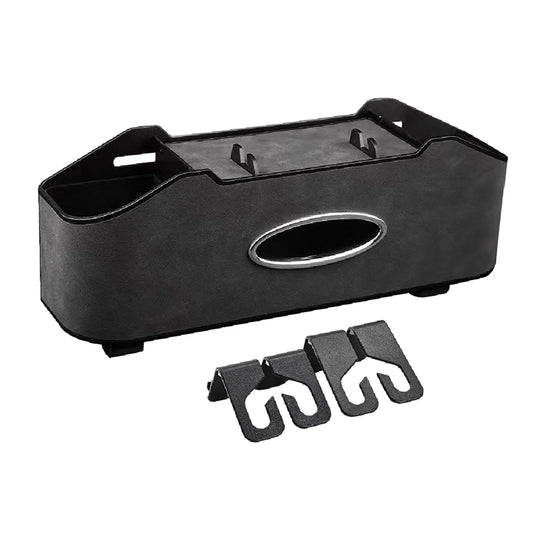 yotijar Car Back Saddle Headrest Hanging Storage Box Car Travel Accessories Cup Holder