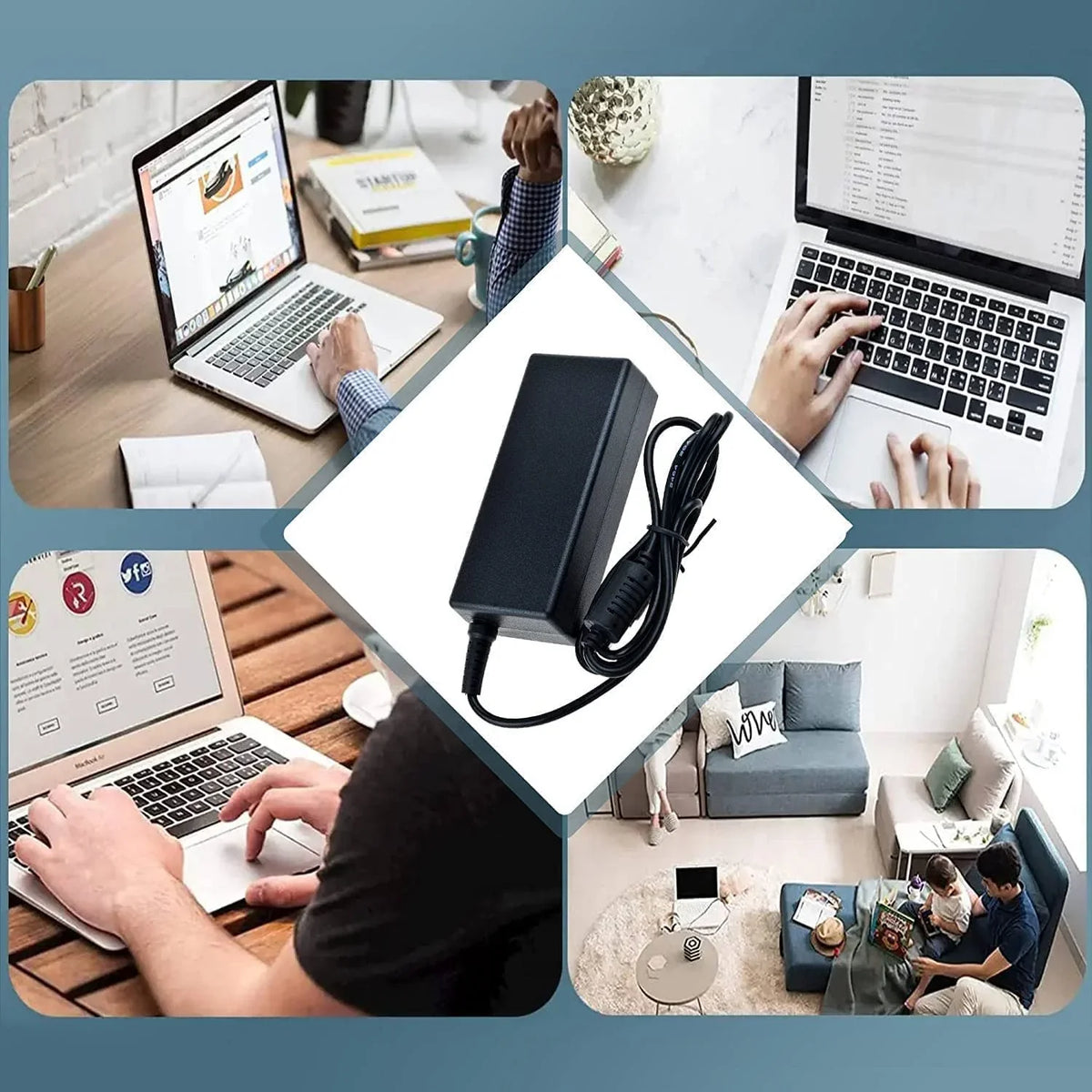 Guy-Tech AC/DC Adapter Compatible with Dell Inspiron 15 5000 i5555 Series i5555-1143BLK i5555-0001BLK 15.6" Notebook PC i55551143BLK i55550001BLK Power Supply Cord Battery Charger