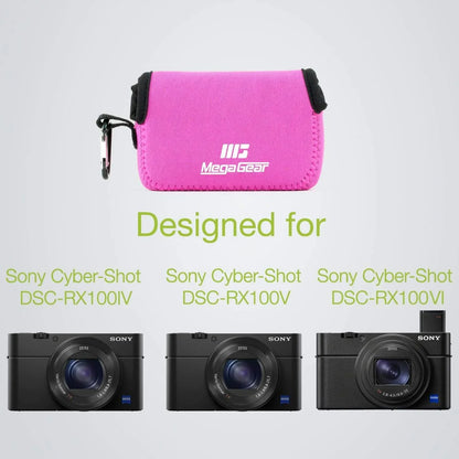 MegaGear Sony Cyber-shot DSC-RX100 VII, DSC-RX100 VI, DSC-RX100 V, DSC-RX100 IV, DSC-RX100 III, DSC-RX100 II Neoprene Camera Case