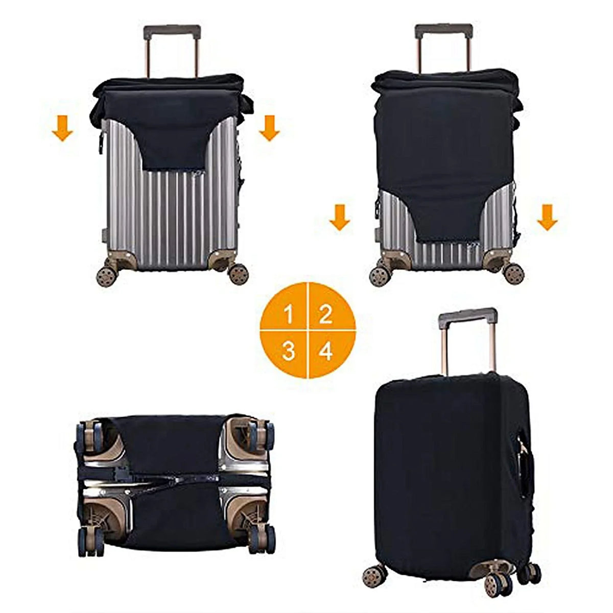 Kll Dancing African Womans Luggage Cover Suitcase Cover Suitcase Protector-