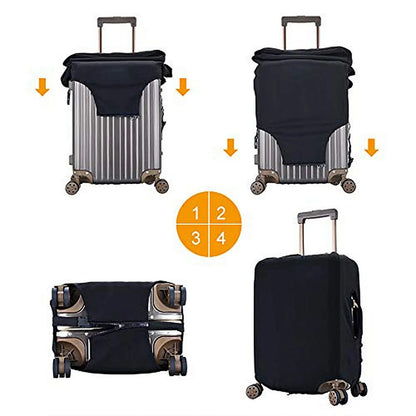 Kll Dancing African Womans Luggage Cover Suitcase Cover Suitcase Protector-